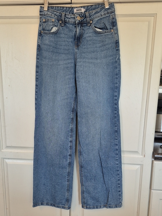 refuge Denim - refuge Light Blue Wide Leg Jeans